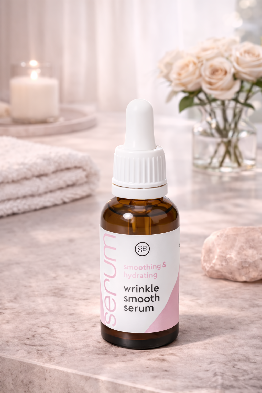 Skin Bliss Wrinkle Smooth Serum Anti-Rides Peptides Vitamine E 30ml