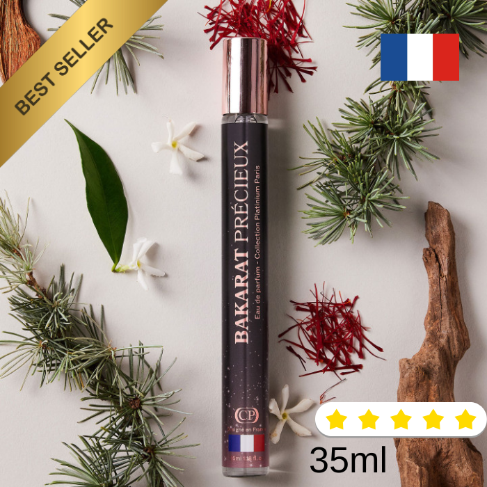 EAU DE PARFUM Bakarat précieux INTENSE Vaporisateur vapo 35 ML NEUF - CP FRANCE