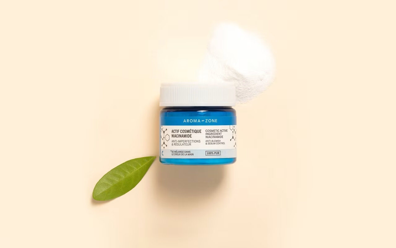 Aroma-zone Actif Niacinamide Anti-Imperfections régulateur de sébum boutons 20g