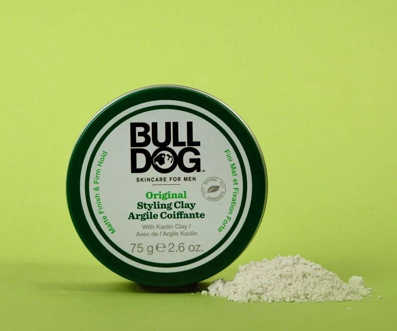 Cire coiffante à l’argile Bulldog Original styling clay 75ml - cheveux homme