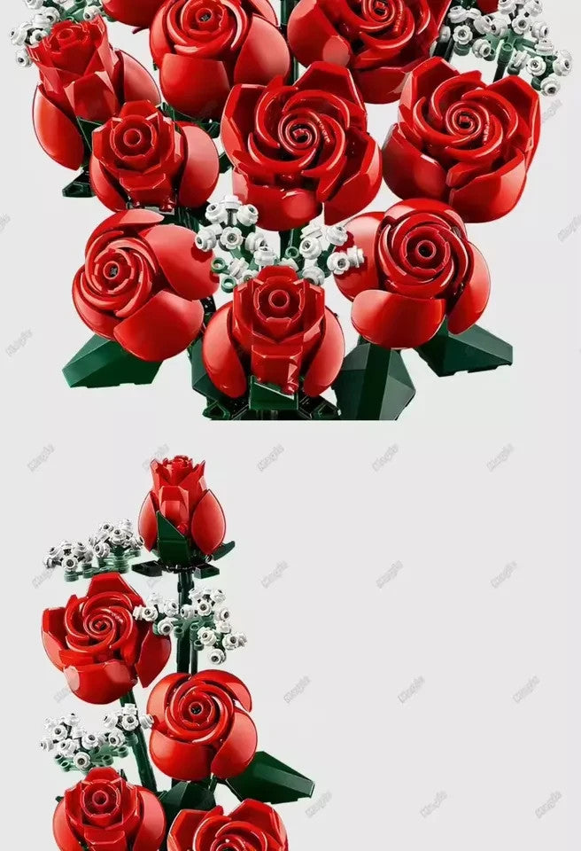 Jeux Assemblage Décoration Fleurs Bouquet Roses , Jeux Adultes Et Enfant