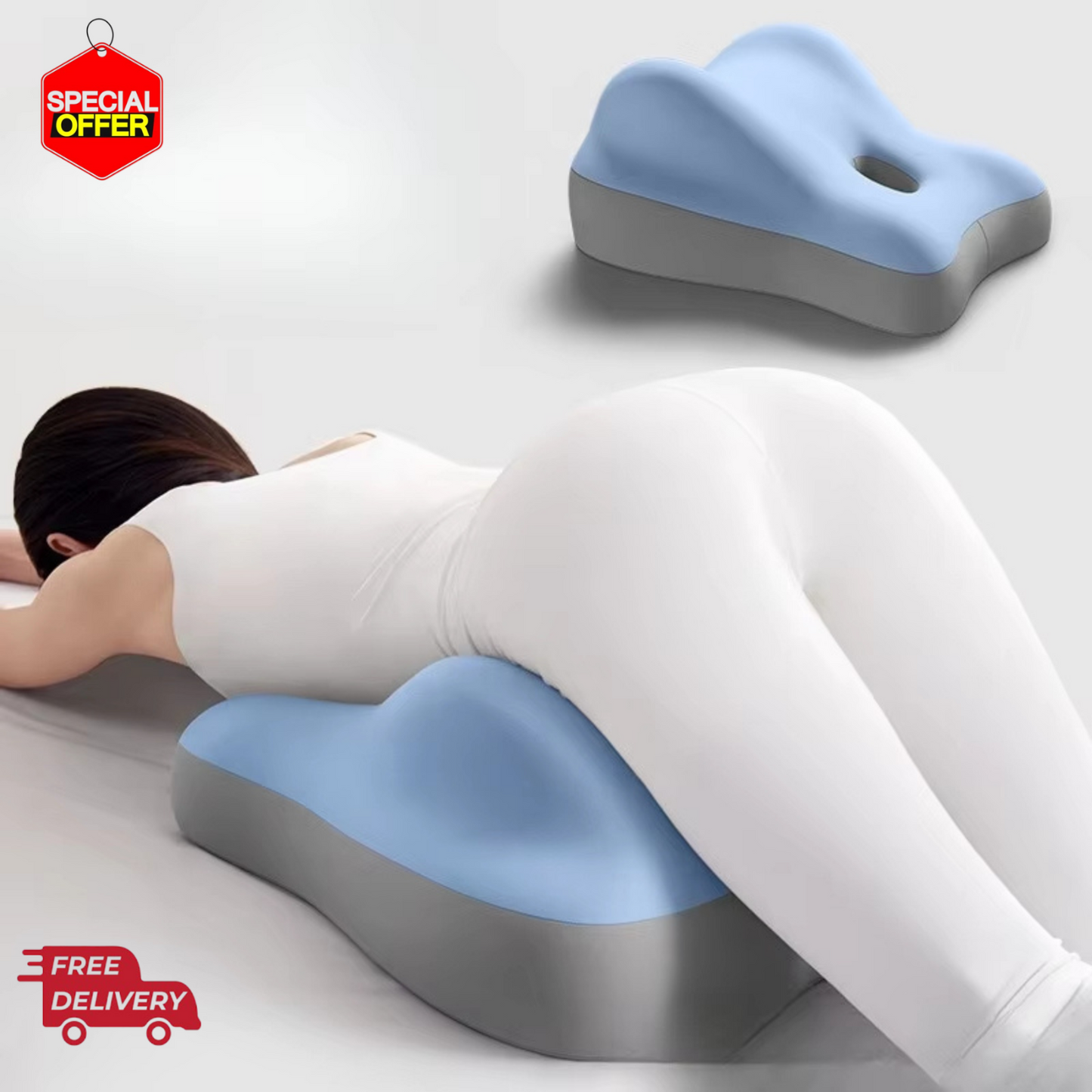 Sweet Spot Pillow, Chiro Monk Pillows for Couples, 27°Angle Perfect Position-USA