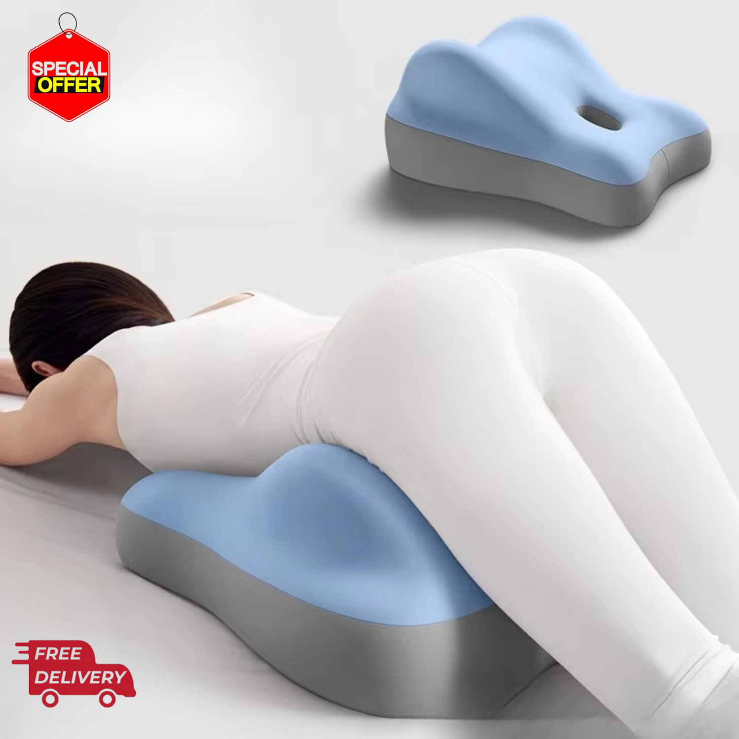 Sweet Spot Pillow, Chiro Monk Pillows for Couples, 27°Angle Perfect Position-USA