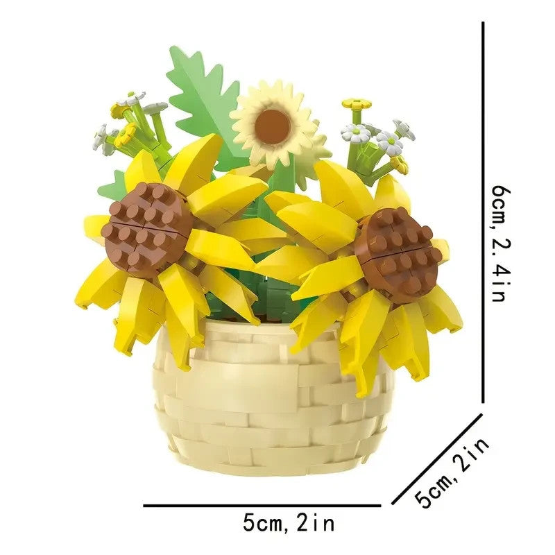 Jeux Assemblage Décoration Fleurs Mini, Jeux Adultes Et Enfant aléatoire x1