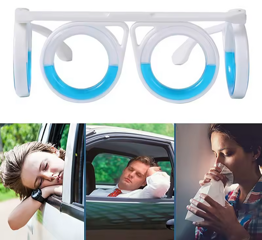 Lunettes Anti-vertige Voiture Sans Lentille Verres Anti-mal des Transports FR