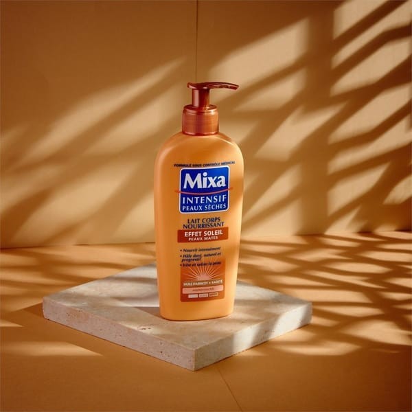 Mixa Effet Soleil Autobronzant Peaux Mates - 250 ml - Hydratant - Mini Paillette