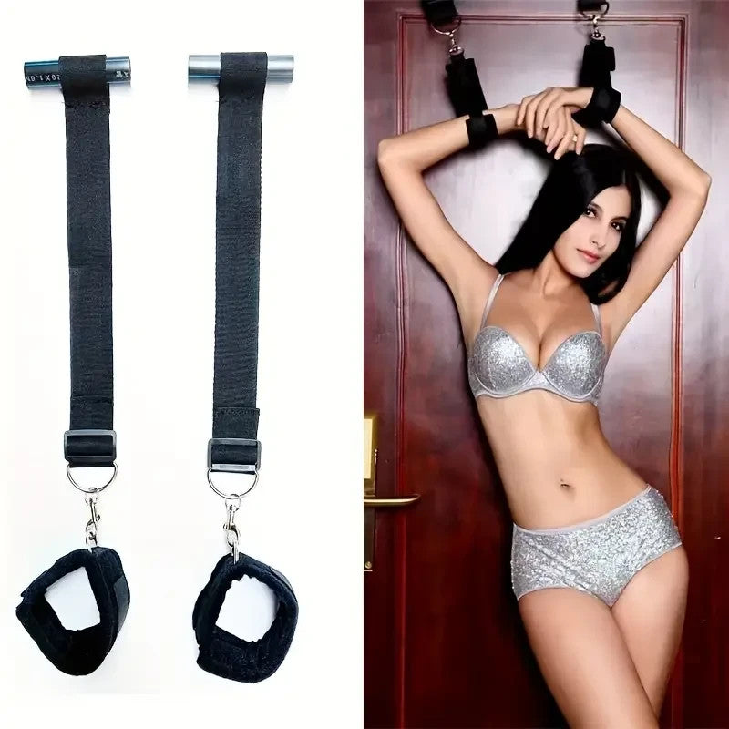 ATTACHES MENNOTES PORTES RÉSTRICTION JEU ÉROTIQUE ADULTE BONDAGE FÉTICHE BDSM