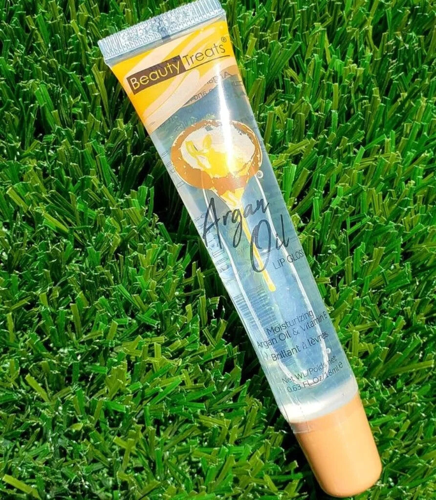 Huile Gloss pour les Lèvres à l'Argan / Hydratant Repulpant / Lèvres Douce Jolie