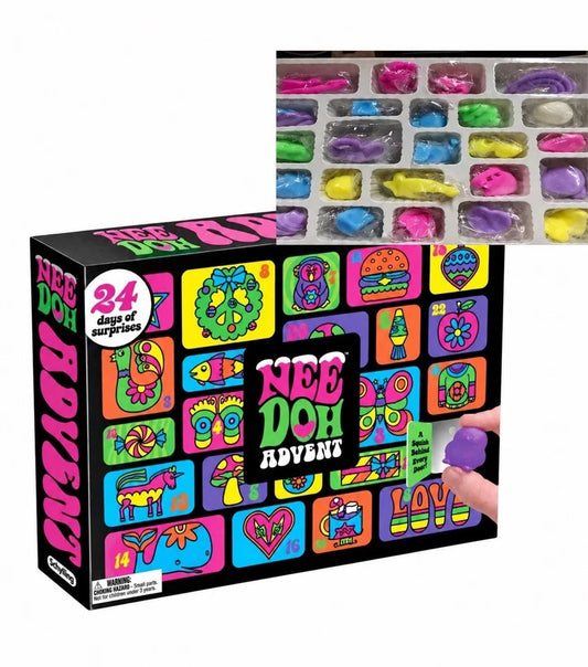 Needoh Christmas Advent Calendar 2026 Countdown Blind Box Holiday Gift