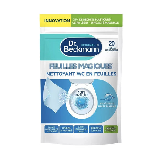 Lingettes Nettoyantes WC Fraicheur Brise Marine DR BECKMANN