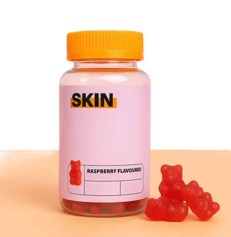 Innovit Gummies complément alimentaire peau, cheveux, ongles x60 à la framboise