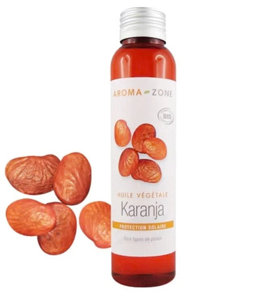 Huile de Karanja BIO Aroma-zone - 100ml - Anti-age peaux à imperfections, cheveu