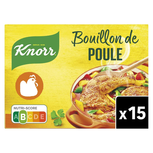 Bouillon de Poule KNORR les 15 tablettes de 10 g