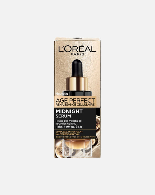 L'Oréal Paris Midnight SérumAge Perfect Renaissance Cellulaire Soin Visage 30ml