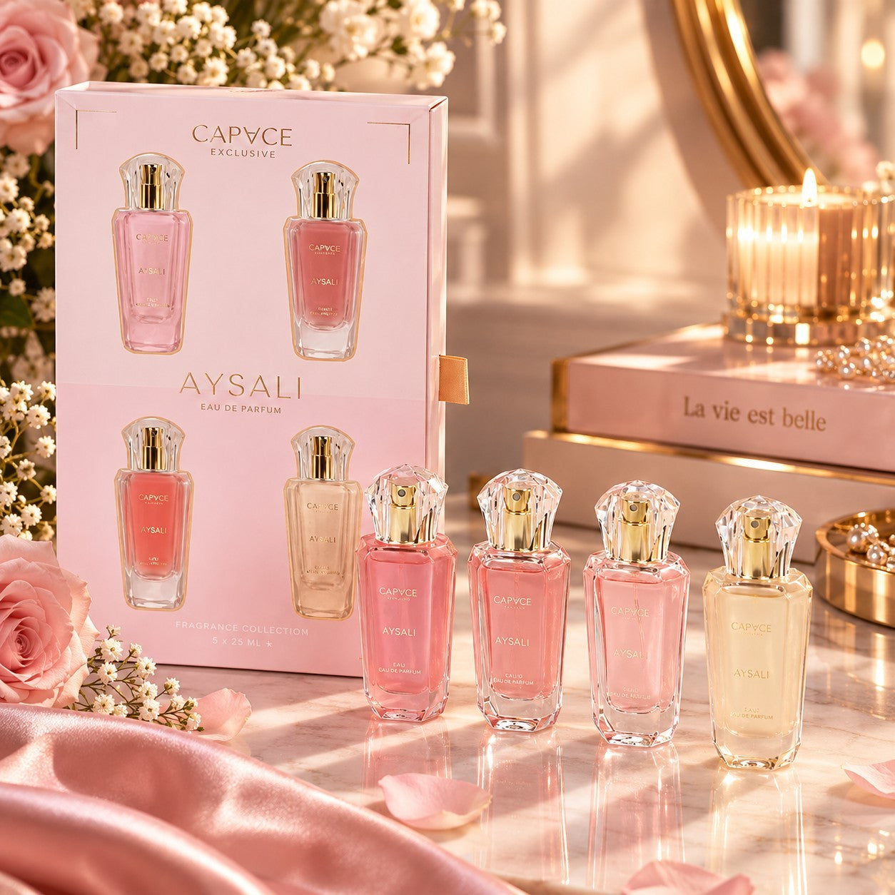 Coffret Eau de Parfum Capace Exclusive Aysali 4x30ml Vanille Marshmallow Femme