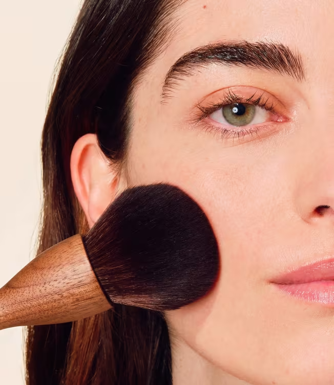 Aroma-zone poudre compacte translucide matifiante et fixante poudre de riz bio