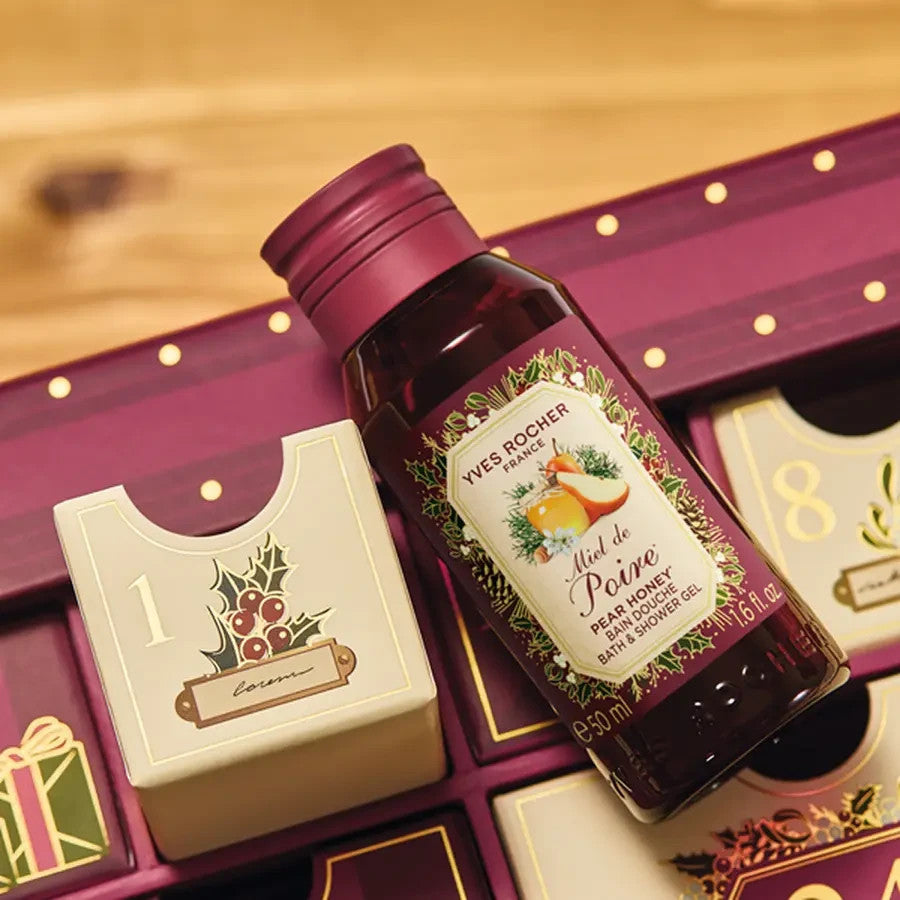 Yves Rocher Calendrier de l'Avent Premium 24 Soins Beauté Écrin Coffret Noël