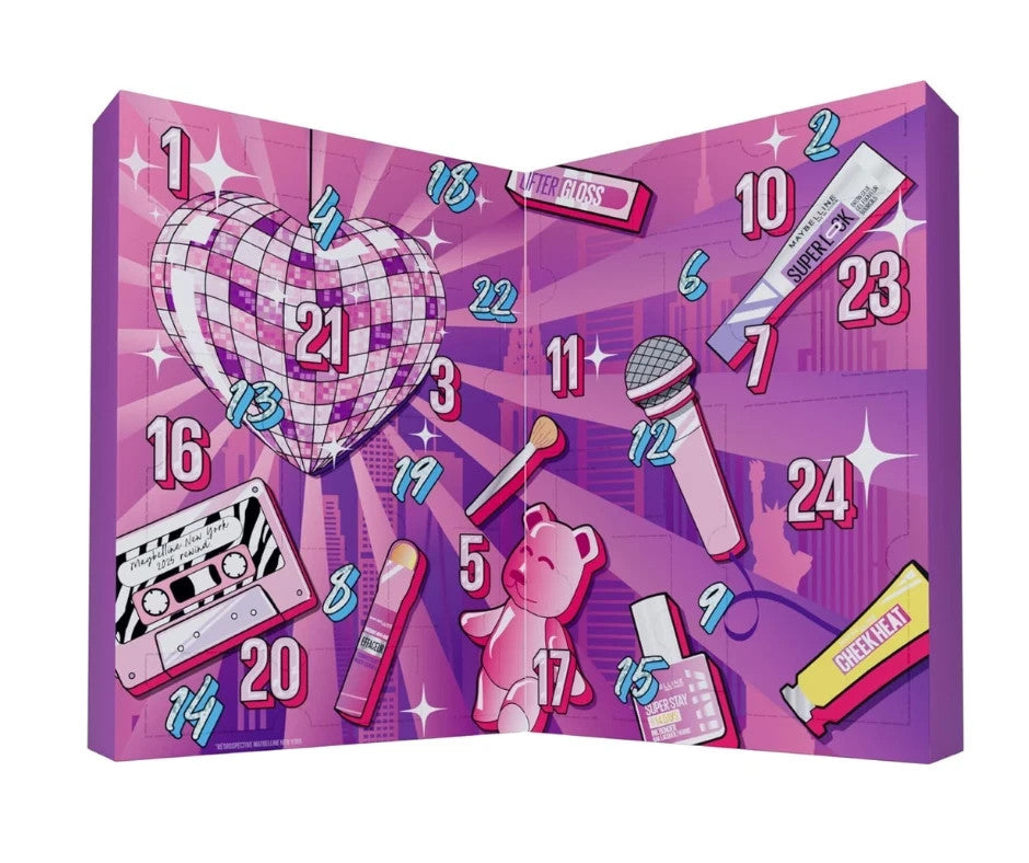 Calendrier de l’Avent Beauté 2025 MAYBELLINE Maquillage Femme 24 Surprises exclu