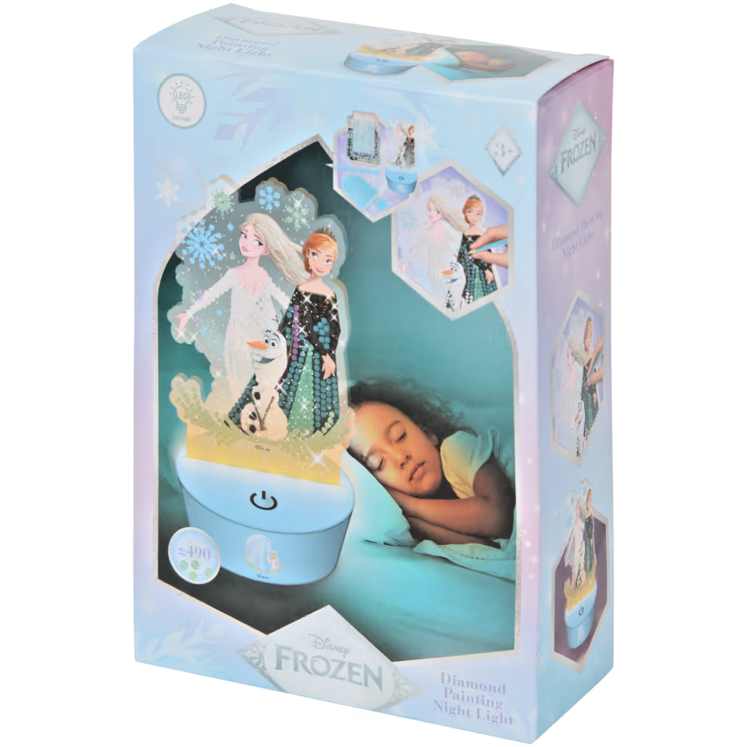 Kit créatif veilleuse La Reine des Neiges Disney Neuve À Piles Pour Enfant 