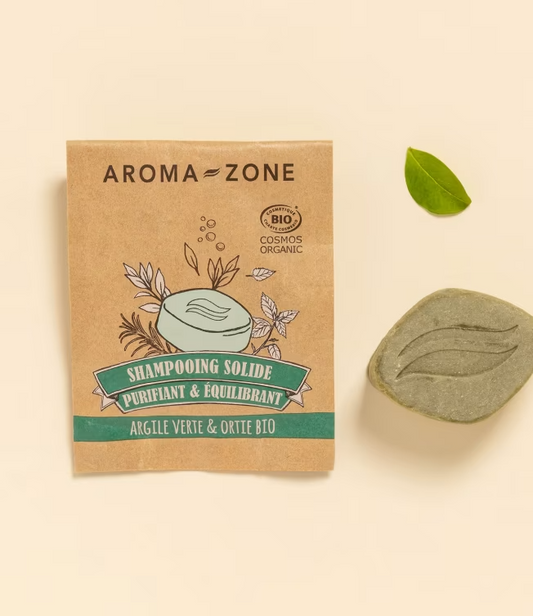 Aroma-Zone Shampoing Solide BIO : purifiant et équilibrant 50 utilisations