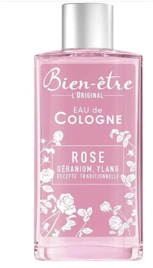 Bien-Être - Eau De Cologne Rose Au Parfum De Géranium / Ylang - 250 Ml - France
