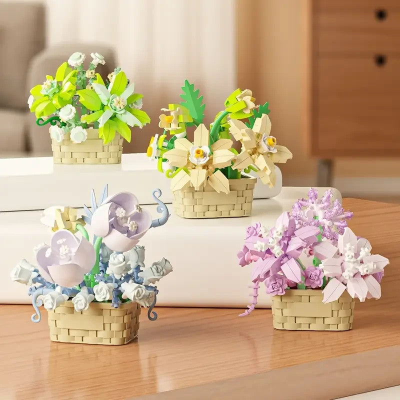 Jeux Assemblage Décoration Fleurs Mini, Jeux Adultes Et Enfant aléatoire x1