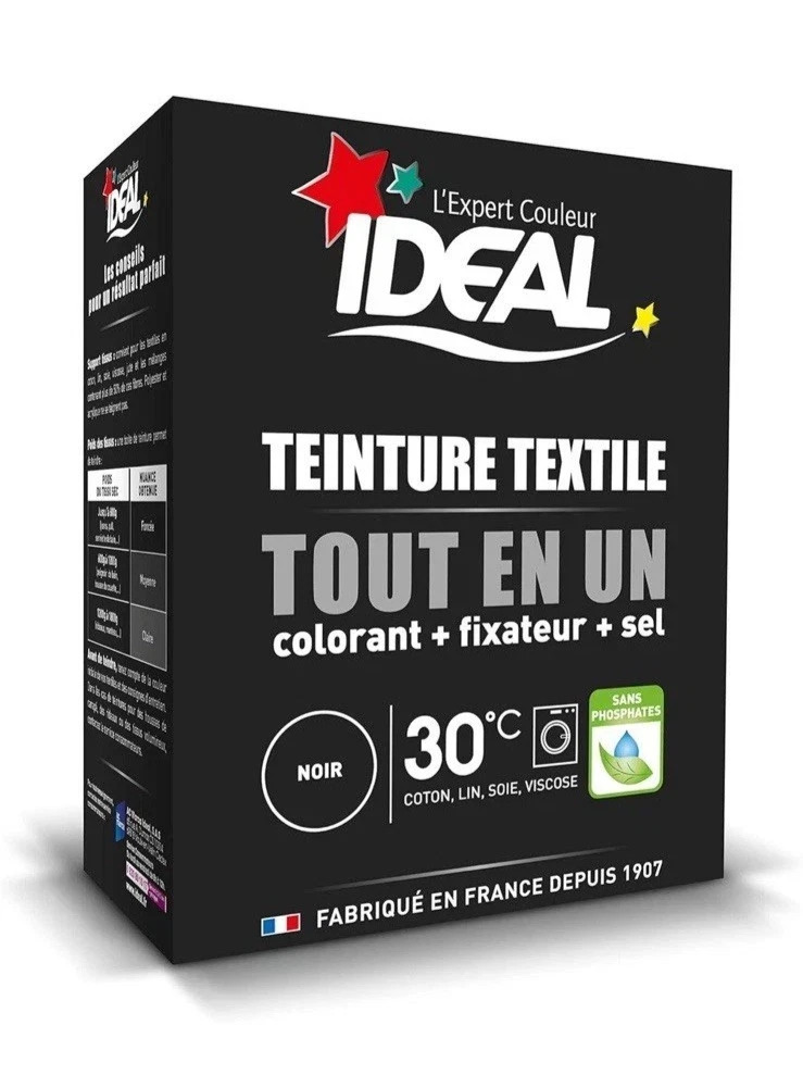 Teinture Textile Noir Vêtement 230 gramme Colorant Et Fixateur Coton Lin Soie