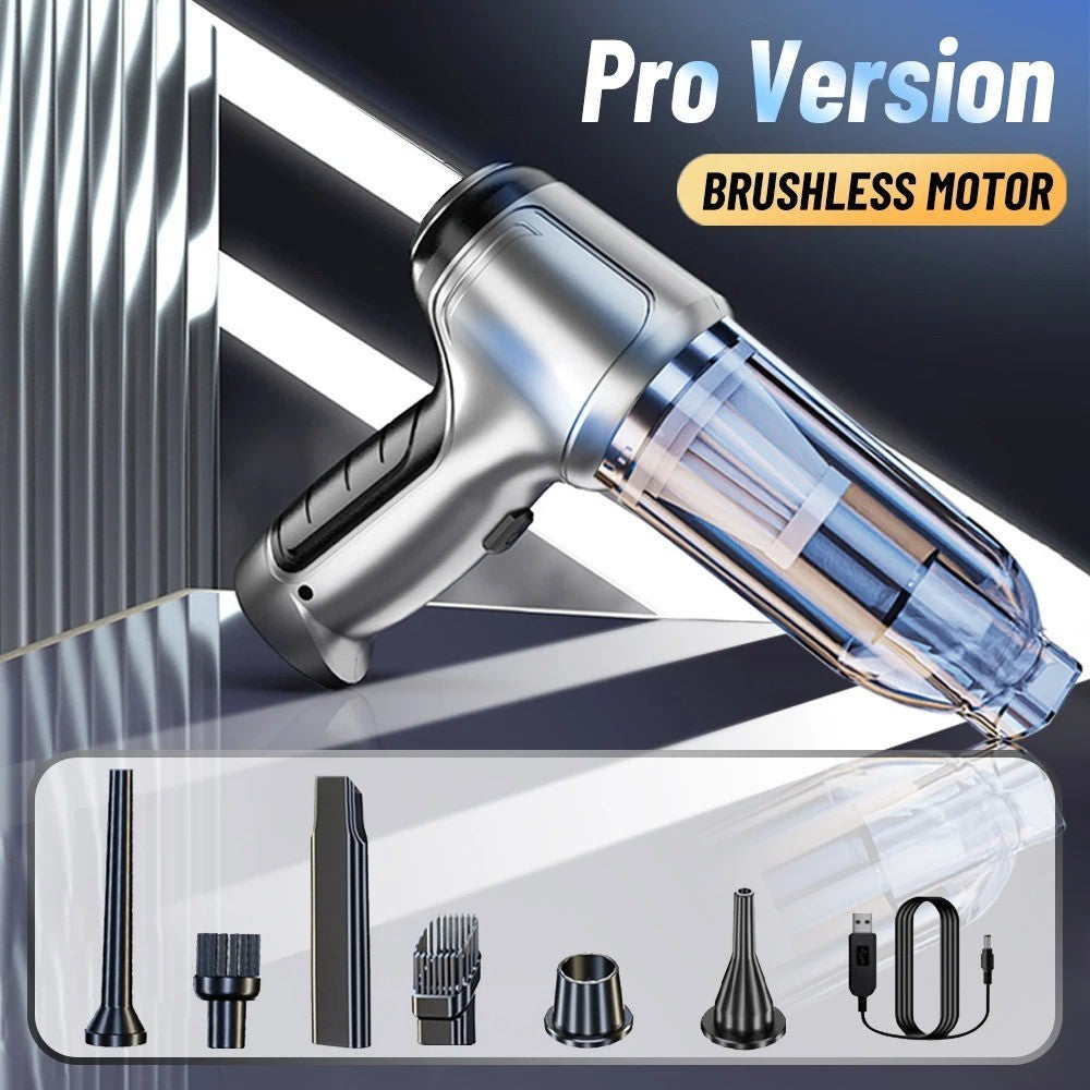 Aspirateur de voiture sans fil 95000Pa forte aspiration Machine de nettoyage 