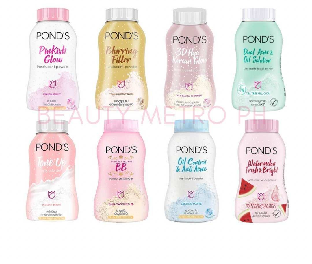 Pond’s Watermelon Fresh & Bright – Poudre Translucide matifiante Visage 45g thaï