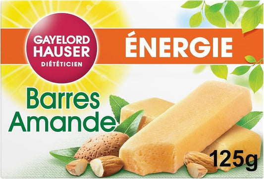 Gayelord Hauser - Barres Amandes 125G Vitamines C et anti-oxydant - lot de 3