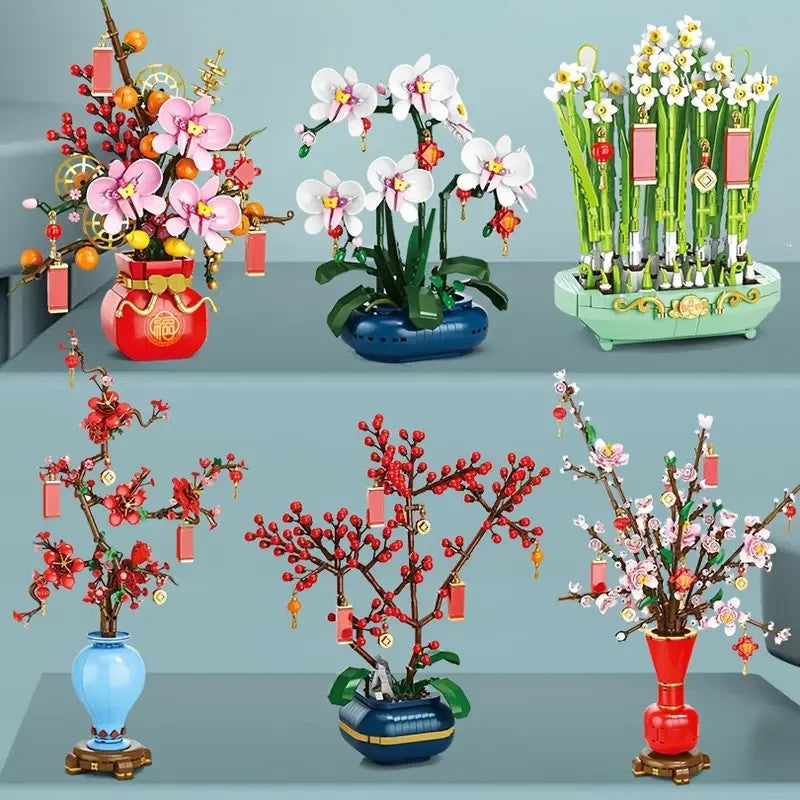 Jeux Assemblage Décoration Fleurs Mini, Jeux Adultes Et Enfant aléatoire x1