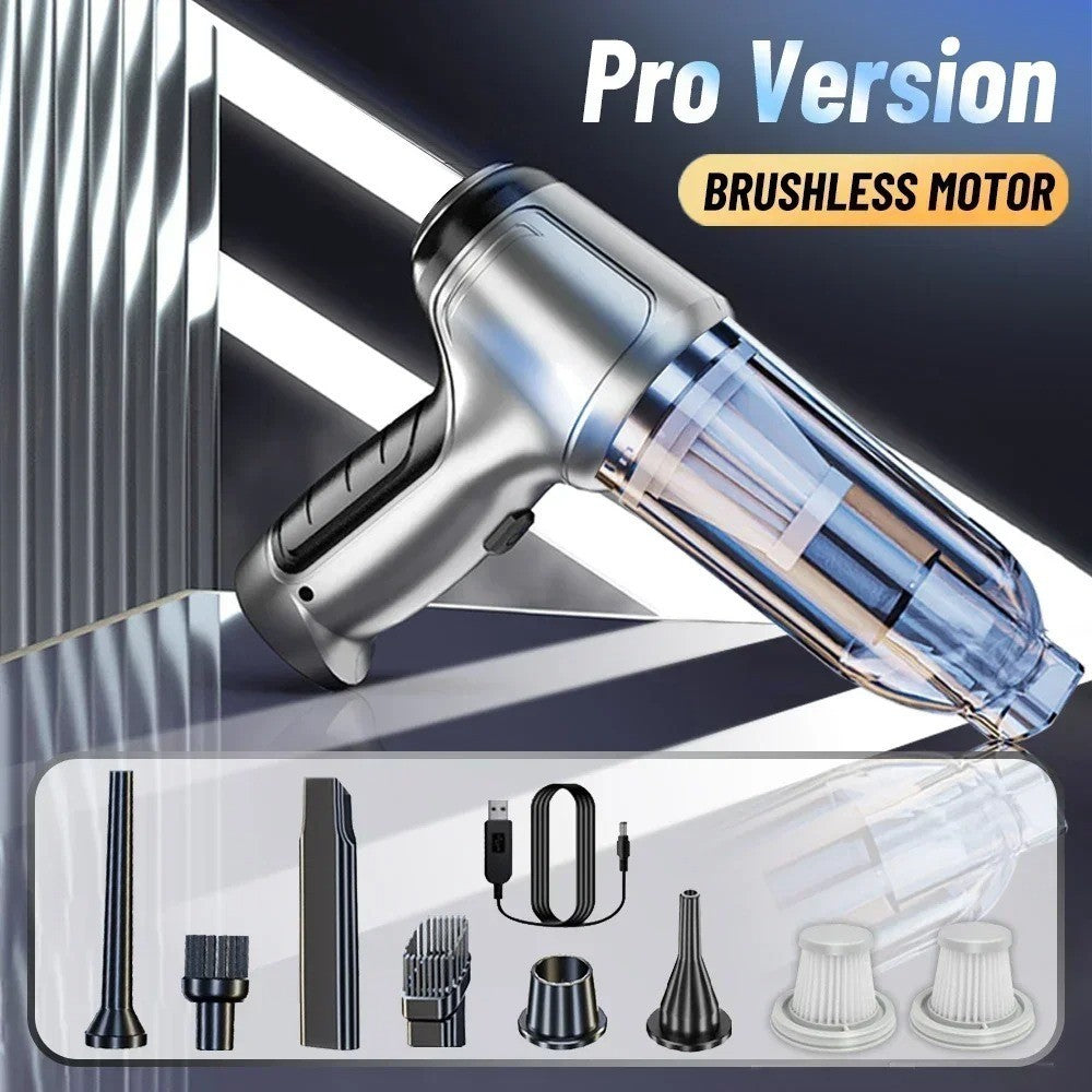 Aspirateur de voiture sans fil 95000Pa forte aspiration Machine de nettoyage 