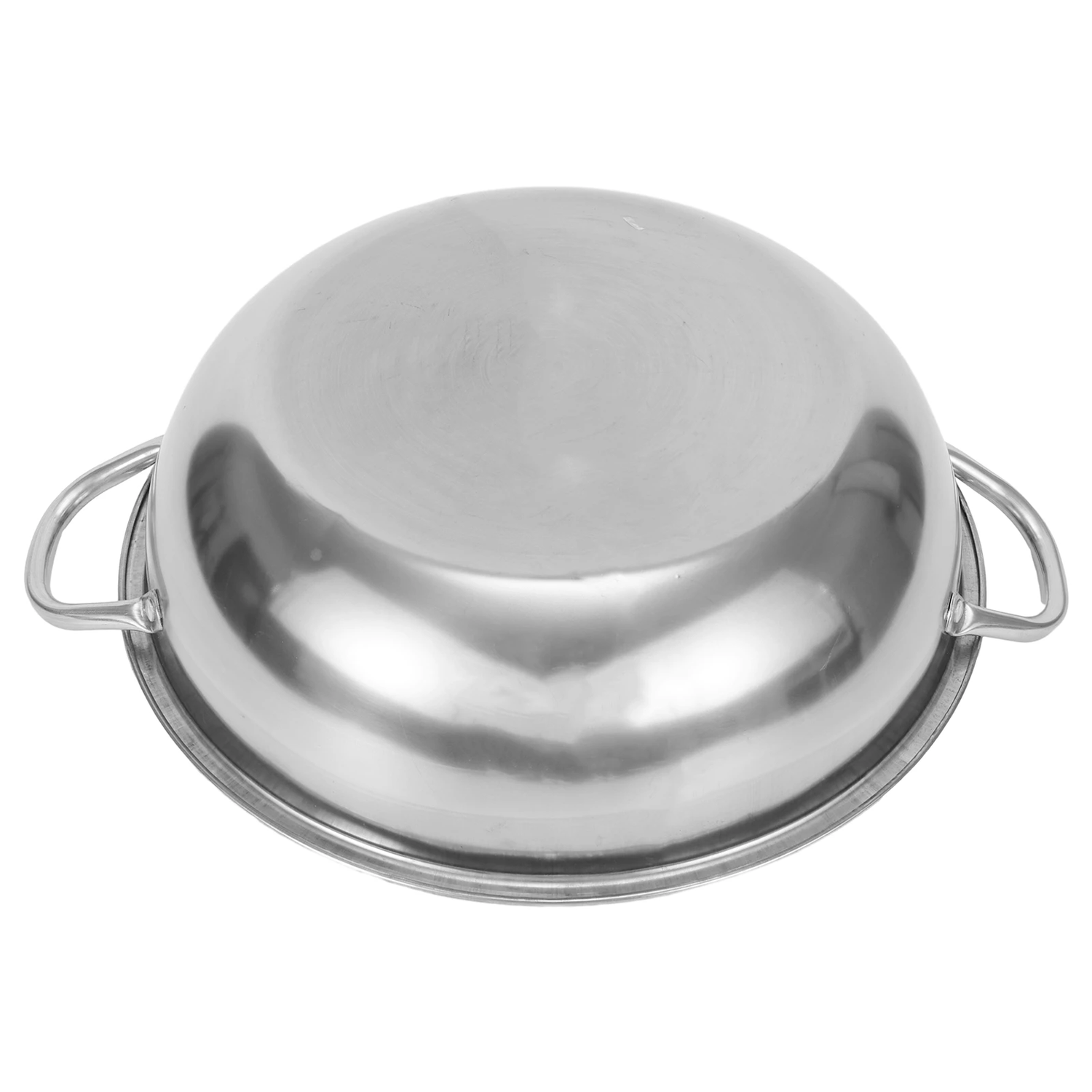 Stainless Steel Divided Hot Pot Dual Soup Cooker Gas Stove Induction Pot Pan