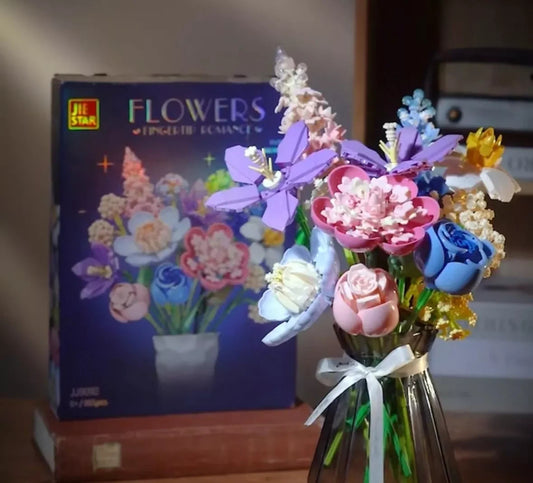 Jeux Assemblage Décoration Fleurs Bouquet Fleurs , Jeux Adultes Et Enfant