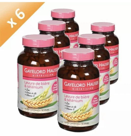 Gayelord Hauser Levure de Bière/Sélénium - lot de 6