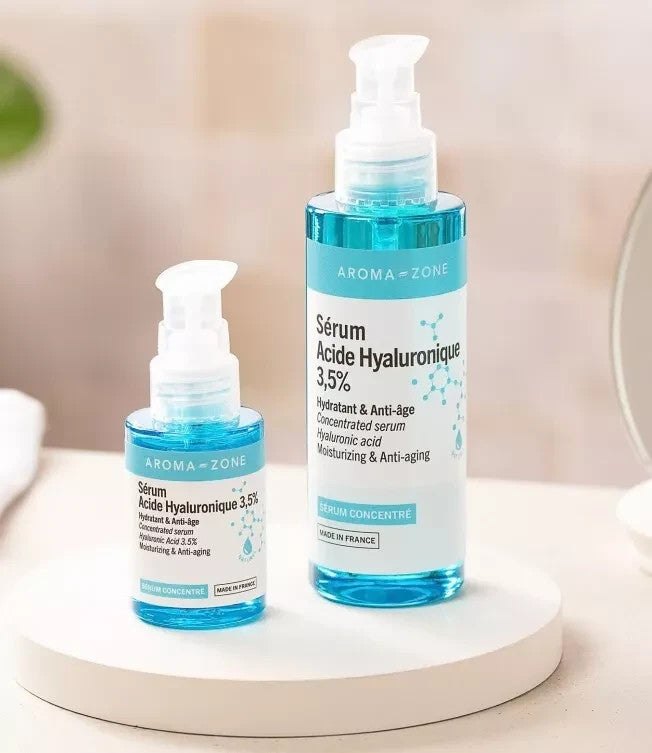 Aroma-zone Sérum concentré Acide hyaluronique 3,5% hydratation anti âge au choix