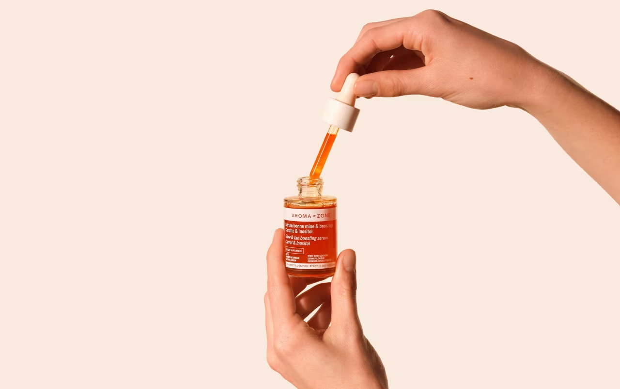 Aroma-zone Sérum concentré bonne mine et bronzage, carotte & inositol 30ml