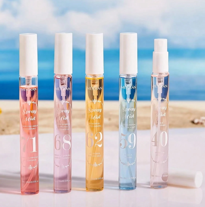 Coffret Cadeau Brume Corporelle Parfumée pour Femme (5x10ml), Idée Cadeau sol de