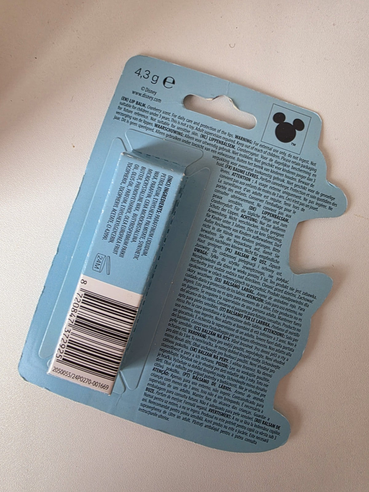 Baume à lèvres hydratant Enfant fille Reine Des Neiges Cranberry Disney Labello