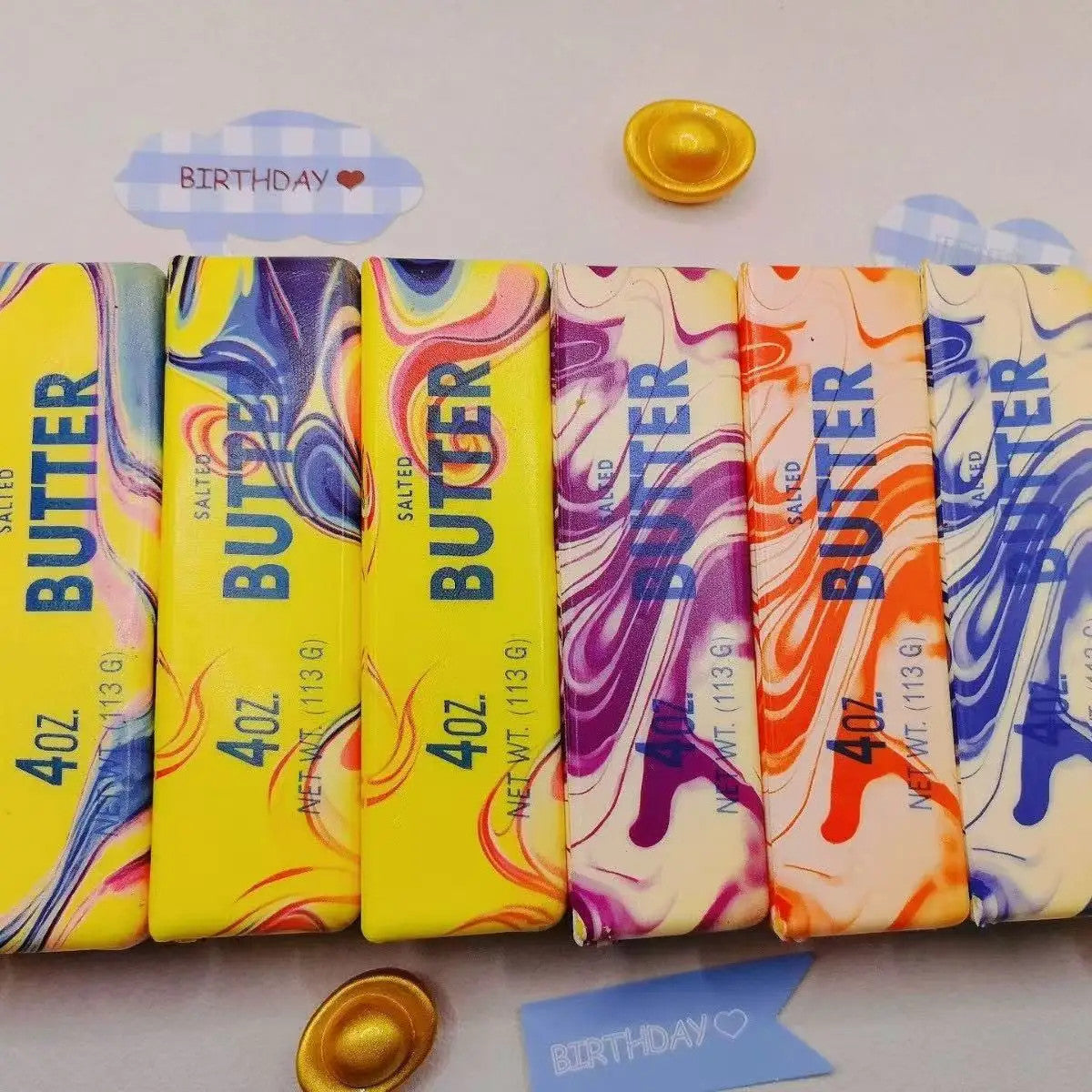 🍫 Jouet Anti-Stress Squishy Bâton de Beurre Chocolaté Remontée Lente