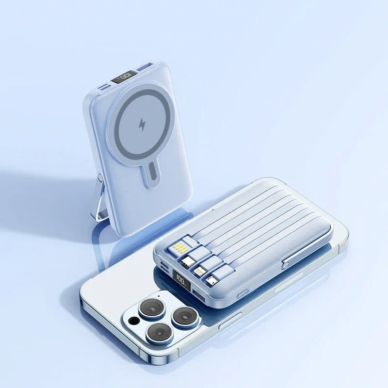 Portable Magnetic Power Bank Wireless Charger for iPhone Xiaomi Fast Charge lot