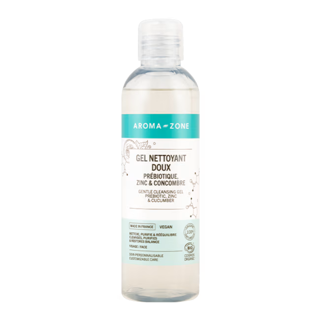Aroma zone-Gel nettoyant doux Prébiotique, Zinc & Concombre