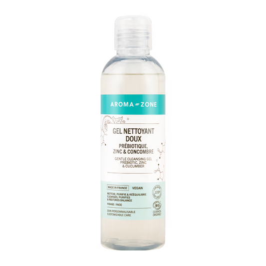 Aroma zone-Gel nettoyant doux Prébiotique, Zinc & Concombre