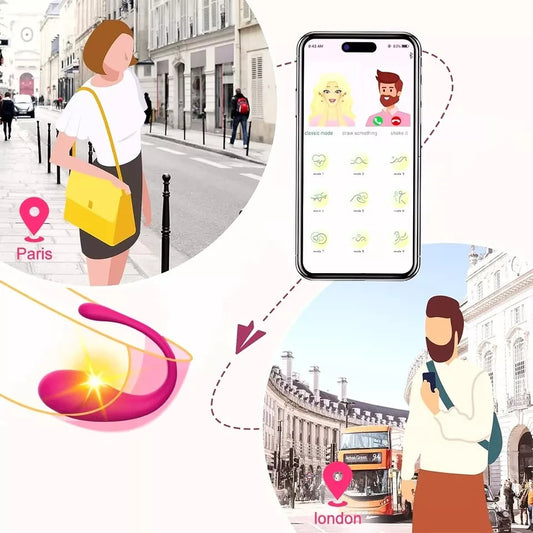 24h/48h Oeuf Vibrant Sextoy Jeu coquin Couple à distance gode clitoris anal