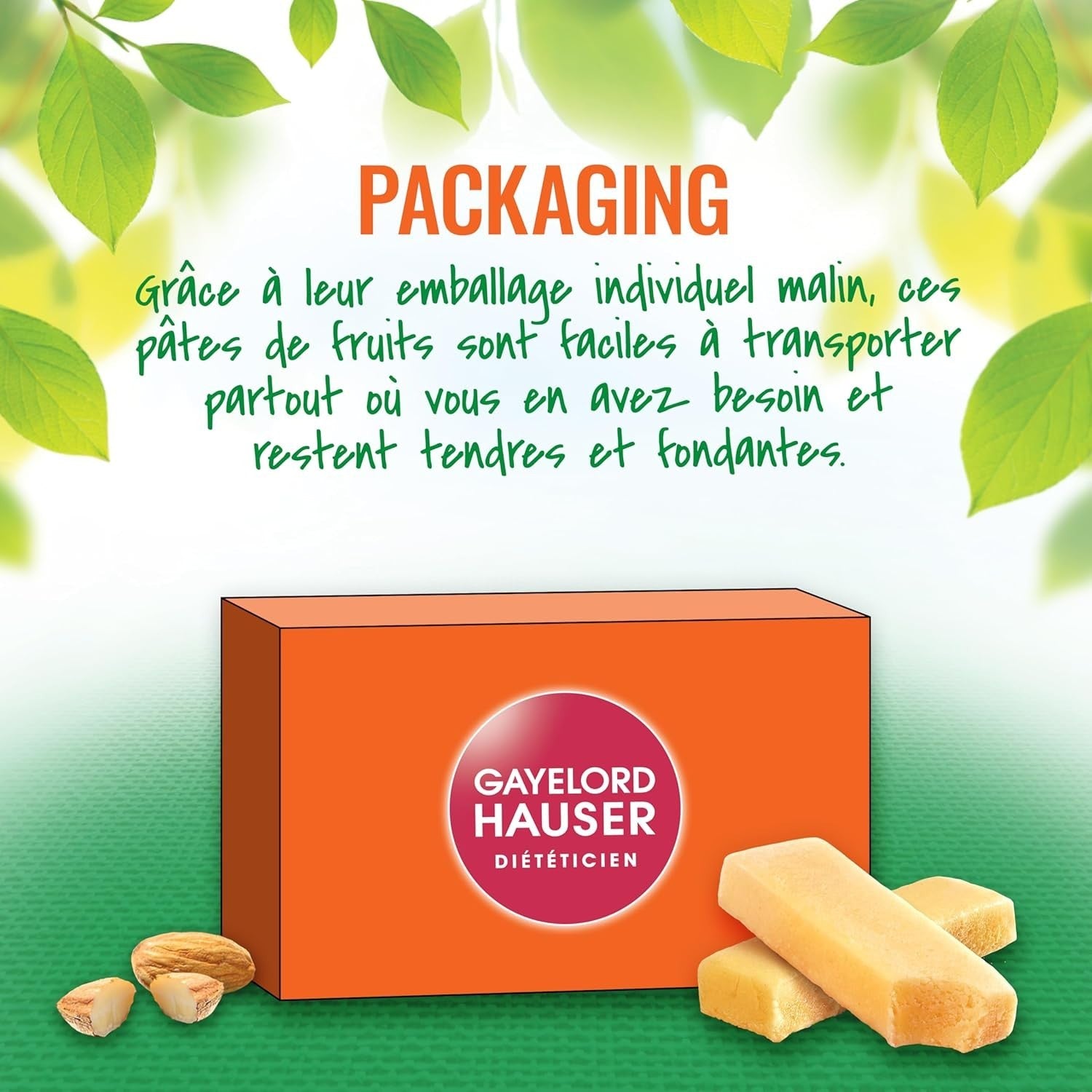 Gayelord Hauser - Barres Amandes 125G Vitamines C et anti-oxydant - lot de 3