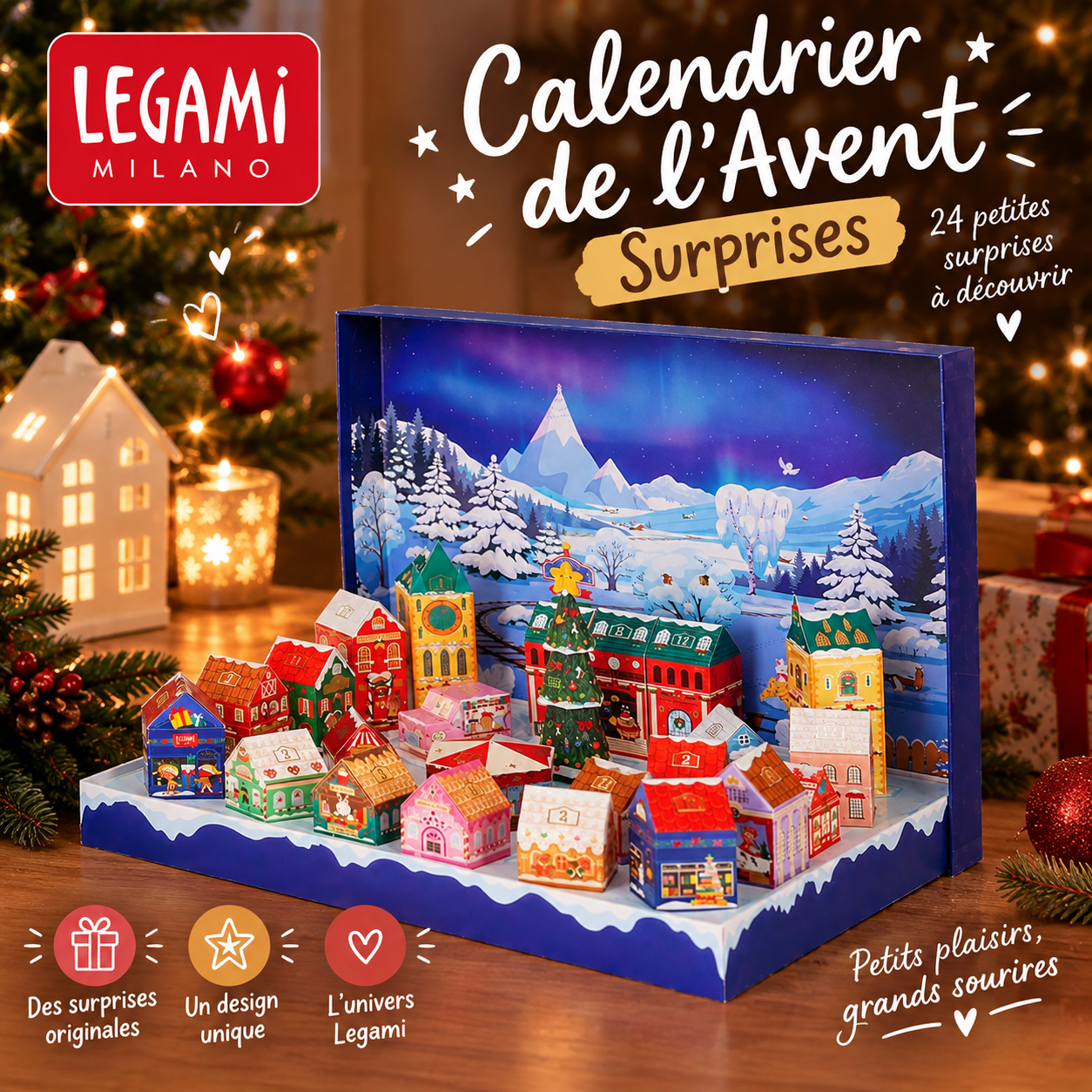 LEGAMI Calendrier de l’Avent 2026 Noël Édition Limitée 24 Surprises 🎄