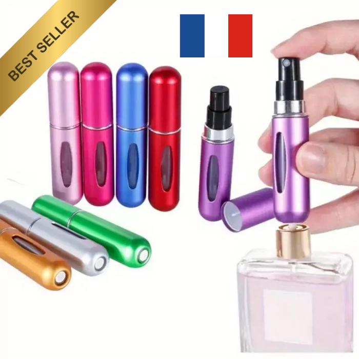 5 ml Rechargeable Portable Mini Bouteille Parfum Voyage Aluminium Pulvérisateur