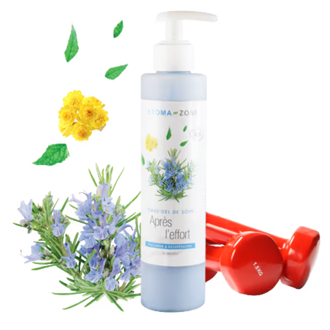 Gel Corporel Rafraîchissant Menthol & Huiles Essentielles, AROMA-ZONE 200ml