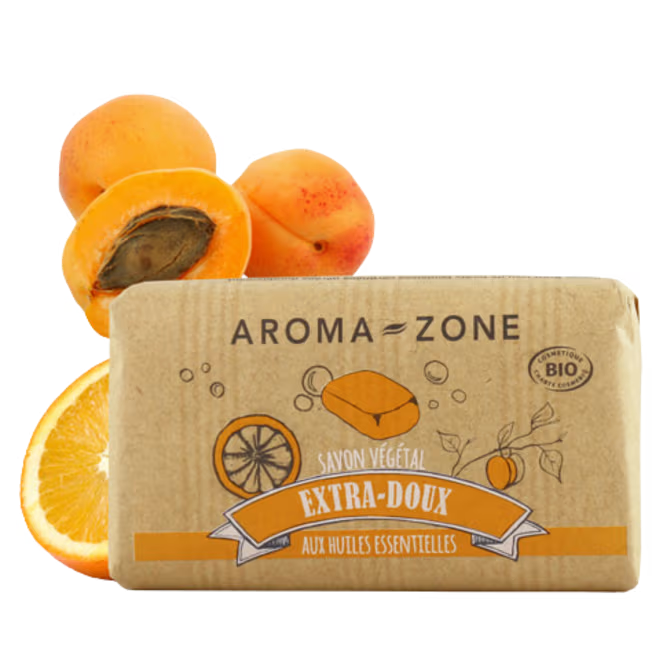 Savon végétal Illuminateur Aroma-Zone - aux huiles essentielles bio