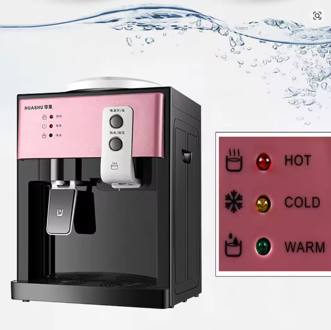 Distributeur D’eau Chaude Et Froide , Machine À Boire Rose et Noir bureau maison